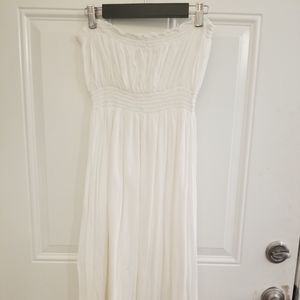Strapless White Sundress - 2 For $25